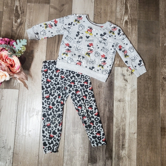 Disney Junior Minnie Mouse Toddler Girl Size 3T 2 Piece Outfit - Picture 16 of 16